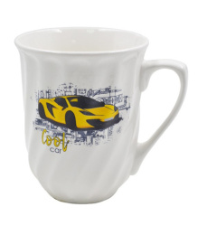 Кружка фарфоровая 225мл Крутая машина Lavenir к9w-7224