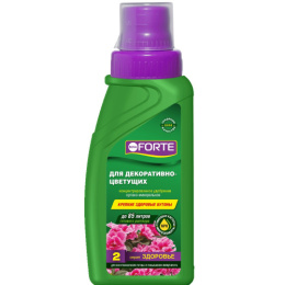 Жидкое удобрение для декоративно-цветущих 285мл органо-минеральное серия Здоровье Bona Forte