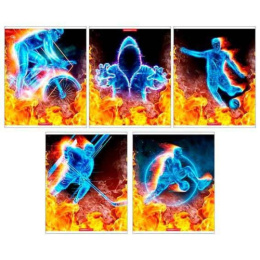 Тетрадь  48 листов Пламенный спорт 13081/5