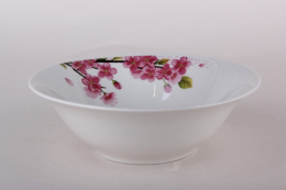 Салатник фарфоровый 180мм/550мл Cherry Blossom Коралл ZX2431-7B