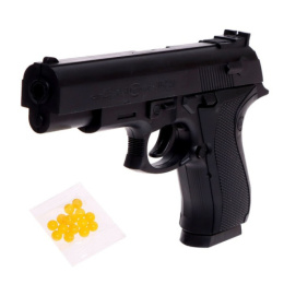 Пистолет механический с пластиковыми пулями Beretta 16,5х3х10см, в пакете 7722583