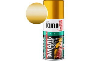 Аэрозольная краска "KUDO" универс. золото 210мл 1028 10-28-1
