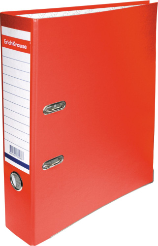 Папка-регистратор 70мм PVC ErichKrause, красный 280