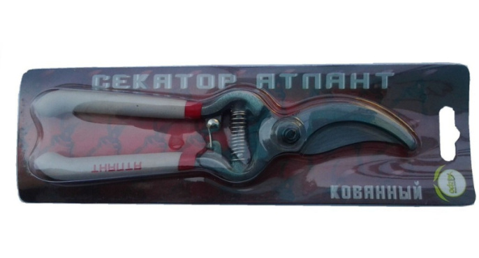 Секатор плоскостной Атлант кованый Инструм-Агро 010151
