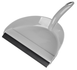 Совок пластиковый для мусора Etna с резиновой кромкой, серый Homver 221220535/03