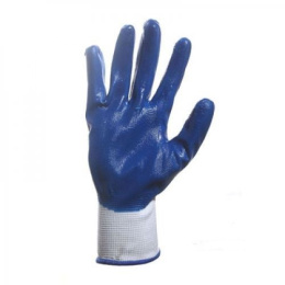 Перчатки нейлоновые обливные с нитриловым покрытием Мир и Стандарт 705