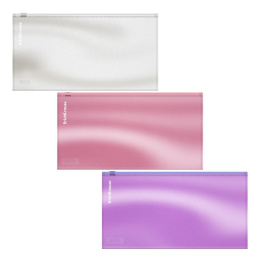 Папка-карман на молнии Travel ErichKrause Glossy Candy, ассорти 54990