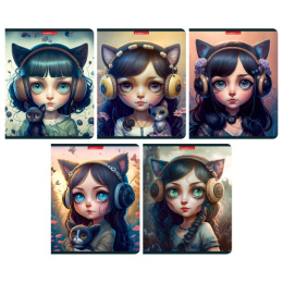 Тетрадь  48 листов Большие глаза 14692/5