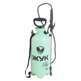 Опрыскиватель помповый пластиковый  6л fly, мятный Жук 9958-00
