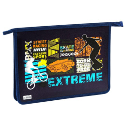 Папка для тетрадей А4 на молнии Extreme ПТ-815_48941