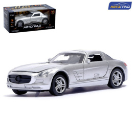 Машина инерционная металлическая Премиум 1:32 14,5х6х4,5см, свет, звук, в коробке Автоград 1740064