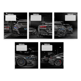 Тетрадь  18 листов клетка Тачки 65775