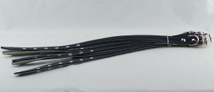 Ошейник для собак №7  2,5х60см кожа, спилок