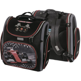 Ранец ортопедический Devente Like Grand Prix школьный жесткий, 1 отделение 7030817