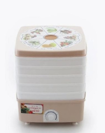 Сушилка электрическая для овощей и фруктов 520Вт, Люкс, 5 поддонов, белый Чудесница СШ-010