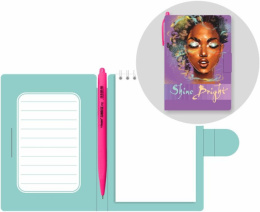 Блокнот А6  50 листов Lamark Мулатка + ручка, гребень 128/030363