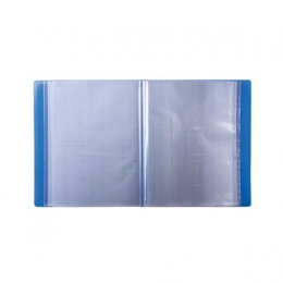 Папка с 100 файлами Бюрократ, карман с бумажной вставкой -BPVN100