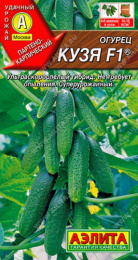 Огурец Кузя F1 10шт. цветной пакет Аэлита