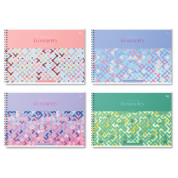 Альбом для рисования 32 листа BG Сочный паттерн, гребень АР4гр32 12852