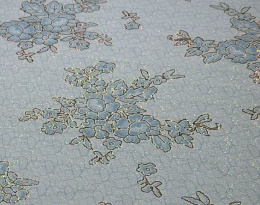 Клеенка столовая силиконовая с печатью 1,2х20м 0,65мм Dekorelle 378