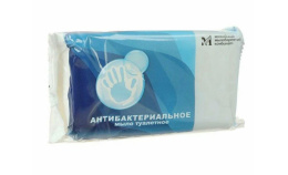 Мыло туалетное Антибактериальное 100г ординарное цветная упаковка Московский мыловаренный комбинат