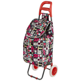 Тележка багажная с сумкой A204 Париж, до 30кг Рыжий кот 093541