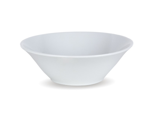 Салатник фарфоровый 175мм/550мл Белье Фокус с7-0002