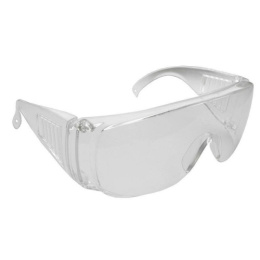 Очки защитные открытого типа ударопрочные, прозрачные, монолинза с дополнительной боковой защитой и вентиляцией Stayer 11041