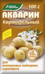 Акварин для картофеля 100г удобрение водорастворимое комплексное минеральное, марка 1* Буйские удобрения
