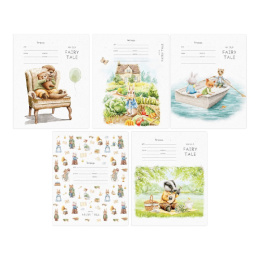 Тетрадь  12 листов клетка BG Faire Tale Т5ск12 12032