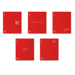 Тетрадь  48 листов ErichKrause Words, пластиковая обложка, красный 61952