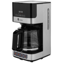 Кофеварка электрическая LE-1755, 1500мл, черный Leonord 108166