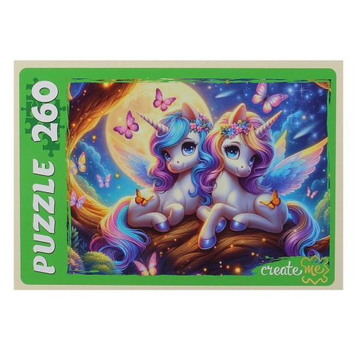 Пазлы  260 элементов Лунные единороги УК260-1992