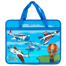 Папка-портфель детский А4 Авиашоу DV-7384