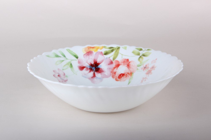 Миска стеклокерамическая 190мм/700мл Аврора Коралл LHDW75-H220806