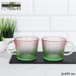 Кружки стеклянные набор 2шт. 450мл, в п/у DM-TWXC/L2/748441