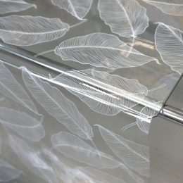 Клеенка столовая силиконовая с печатью 0,8х20м 0,6мм Grace 7034