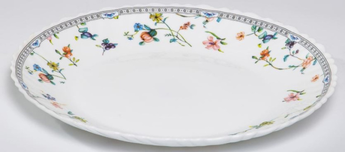 Тарелка стеклокерамическая мелкая 240мм Зирана Olaff 210-21012