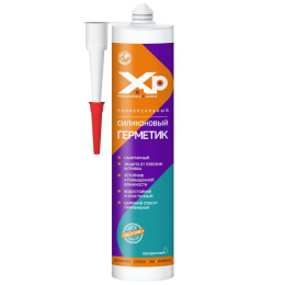 Герметик Силикон "ХР" универсальный, прозрачный 260мл (24шт) 02-03-07