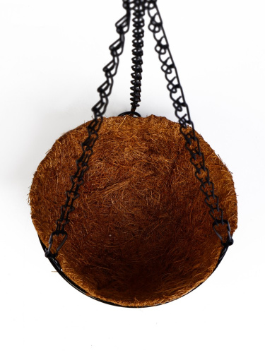 Кашпо Коковита подвесное на цепочке Полусфера 15см 10914612