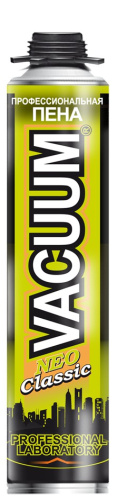 Пена монтажная Vacuum Neo Classic профессиональная всесезонная 500г/1000мл Vacuum