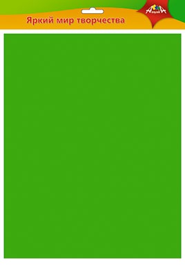 Фетр 50х70см, толщина 1мм, зеленый ПЭТ С2928-02