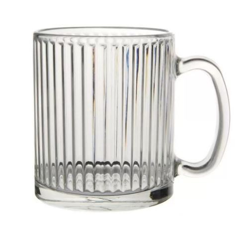 Кружка стеклянная 320мл Вертикаль ОСЗ 23с2354