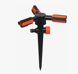 Ороситель 3-х рожковый пластиковый на ножке Trio