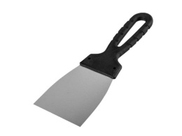 Шпатель нержавеющий  80мм пластиковая ручка Sparta 85134