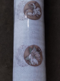 Клеенка ажурная 1,37х20м Lace матовая Grace LA-035UC