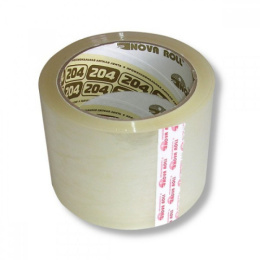 Скотч (клейкая лента) прозрачный 75мм х 66м Нова Ролл 205 0120-594Х