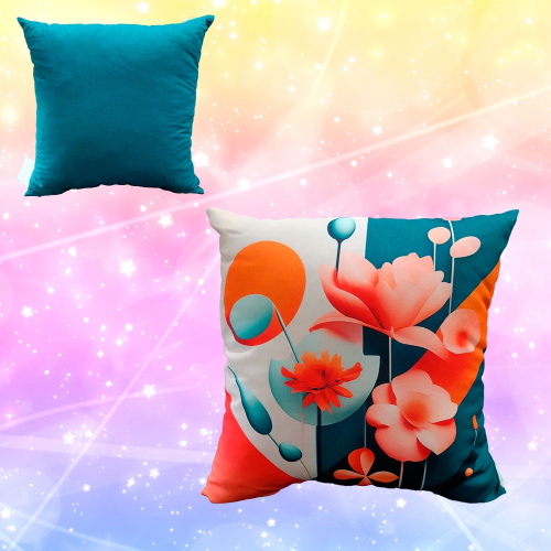 Подушка 40х40см габардин, поплин Панно ДомВелл 