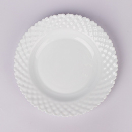 Тарелка стеклокерамическая глубокая 225мм/400мл White Pars Opal PO-225P