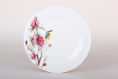 Тарелка фарфоровая мелкая 180мм Магнолия Коралл ZX2311-7FP
